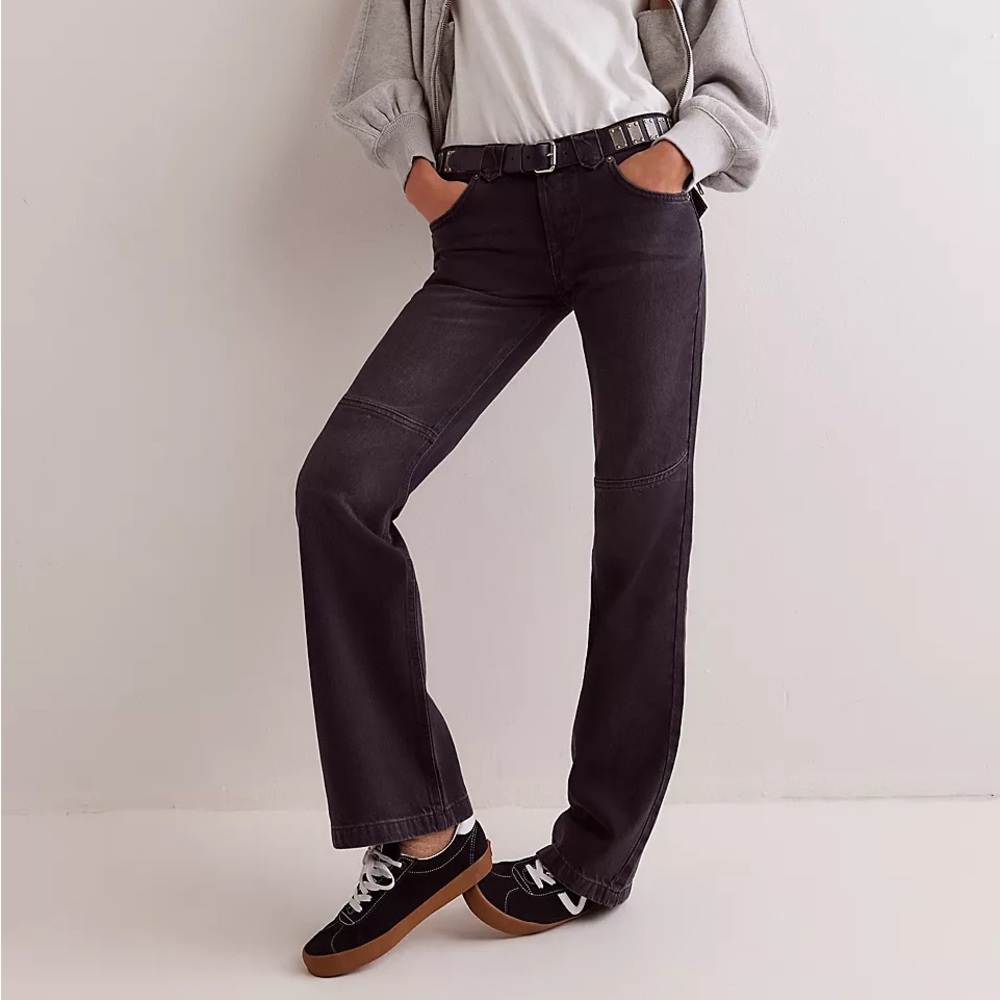 FREE PEOPLE We The Free Flora Low-Rise Bootcut Jeans